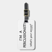 パーカッションの口実 ラゲッジタグ (正面縦)