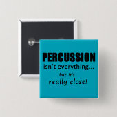 パーカッションは全てではない 缶バッジ (正面&裏面)