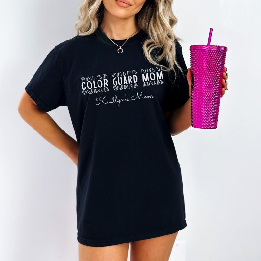 パーカッション行進バンドママのカスタマイズ Tシャツ