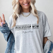 パーカッション行進バンドママのカスタマイズ Tシャツ