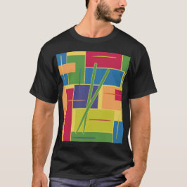 パーカッション・カラーブロック Tシャツ