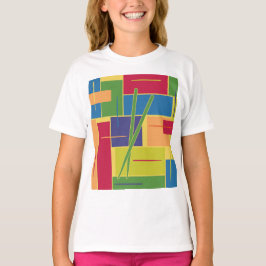 パーカッション・カラーブロック Tシャツ