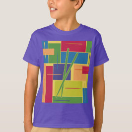 パーカッション・カラーブロック Tシャツ
