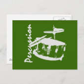 パーカッション/スネア ポストカード (正面/裏面)