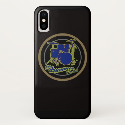 パーカッション ~ ドラマー Case-Mate iPhoneケース (裏面)