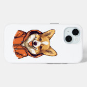 パーカーを着たコーギー Case-Mate iPhoneケース (裏面 (横))