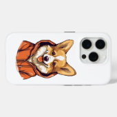 パーカーを着たコーギー Case-Mate iPhoneケース (裏面 (横))