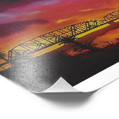 パーカーアリゾナの列車橋 フォトプリント            (角)