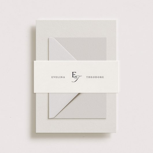 パーカークラシックモノグラム 招待状ベリーバンド