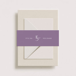 パーカークラシックモノグラム 招待状ベリーバンド