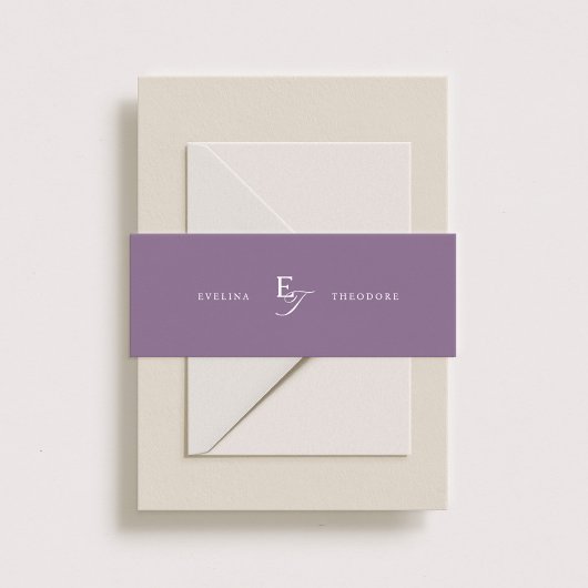 パーカークラシックモノグラム 招待状ベリーバンド