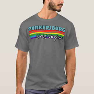 パーカーズバーグウェストバージニアプライドパーカーズバーグLGBT Tシャツ