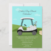 パーカーズ付きゴルフカートの父の日ブランチ 招待状 (正面)