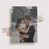 パーカーフォーマルフォト結婚式招待状 招待状