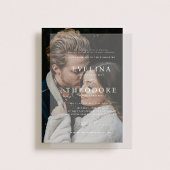 パーカーフォーマルポートレートアクリル結婚式招待状 アクリル招待状