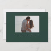 パーカーフォーマルランドサプ結婚式招待状 招待状 (裏面)