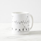 パーカーペプチド名mug コーヒーマグカップ (正面右)