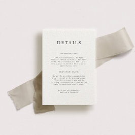 パーカーポルタ結婚イトの詳細カード 招待状