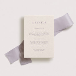 パーカーポルタ結婚イトの詳細カード 招待状