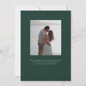 パーカーモノグラム結婚式招待状 招待状 (裏面)