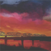 パーカー列車橋#2 シール (正面)