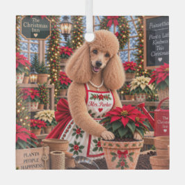 パーカー夫人のかわいいクリスマスの温室 ガラスオーナメント