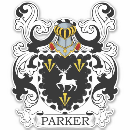 パーカー家紋 シール (正面)