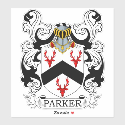 パーカー家紋 シール (シート)