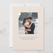 パーカー2フォトウェディング日付を保存 セーブザデート (裏面)