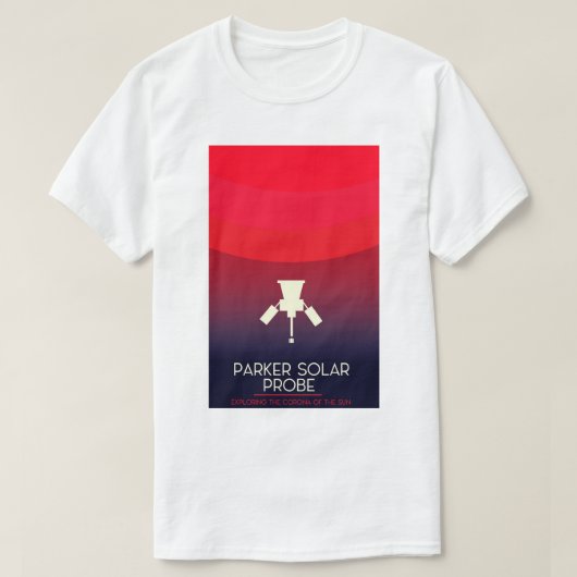 パーカー・ソーラー・プローブ探査 Tシャツ (デザイン正面)