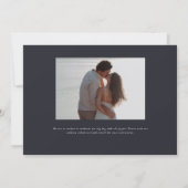 パーカー フォーマル ランドスケープ 結婚式 招待状 (裏面)