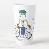 'パーカー' – ライフの次の大きな冒険ラテマグカップ カフェラテマグ (正面)