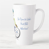 'パーカー' – ライフの次の大きな冒険ラテマグカップ カフェラテマグ (右)