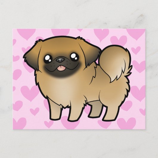 パーキンスの愛(子犬のカット) ポストカード (正面)