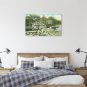 パーキンス素朴コーヴシーンの橋 キャンバスプリント (インサイチュ (寝室))