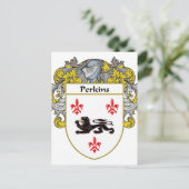 パーキンズコート・オブ・アームズ/家紋（マントル） ポストカード (スタンド正面)