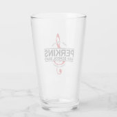 パーキンズ・バンド ロゴ入りガラス製マグカップ タンブラーグラス (裏面)