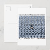 パーキンソンの戦いは認識度で始まる ポストカード (正面/裏面)