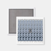 パーキンソンの戦いは認識度で始まる マグネット (正面/裏面)