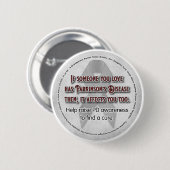 パーキンソンもしスの認識度 缶バッジ (正面&裏面)