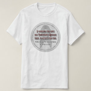 パーキンソンもしスの認識度 Tシャツ