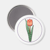 パーキンソンズがキュアチューリップを見つける マグネット (正面/裏面)