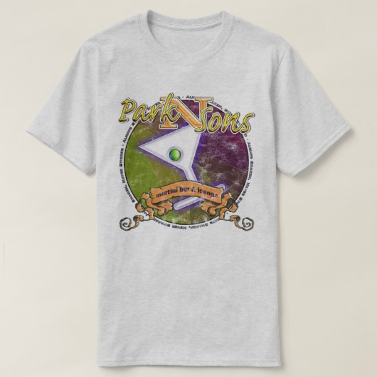 パーキンソンズマルティーニバー&グリル動揺して Tシャツ (デザイン正面)