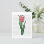 パーキンソンズワーディングチューリップ,影響を受け&強度引用文 ポストカード (スタンド正面)