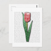パーキンソンズワーディングチューリップ,影響を受け&強度引用文 ポストカード (正面/裏面)