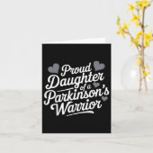 パーキンソンズ戦士誇りを持った娘サポート カード (黄色い花)
