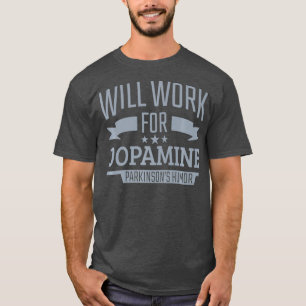 パーキンソンズ病認識度ドーパミン研究 Tシャツ