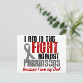 パーキンソン病と闘う父のために1 ポストカード (スタンド正面)