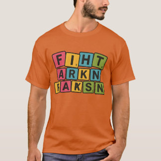 パーキンソン病と闘おう Tシャツ