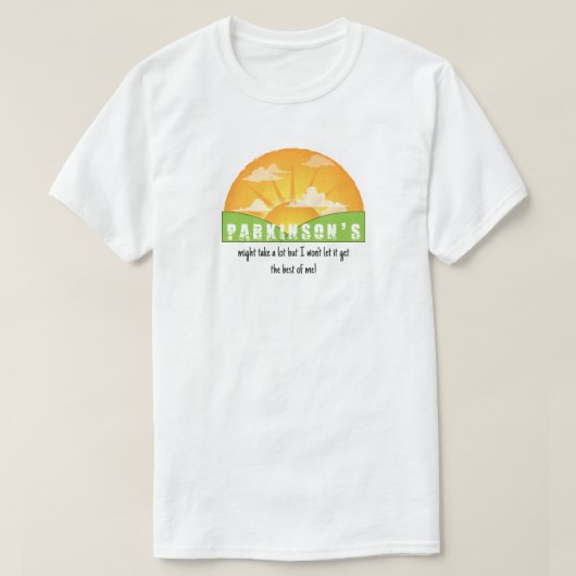 パーキンソン病にはかなりの時間がかかるかもしれない Tシャツ (デザイン正面)